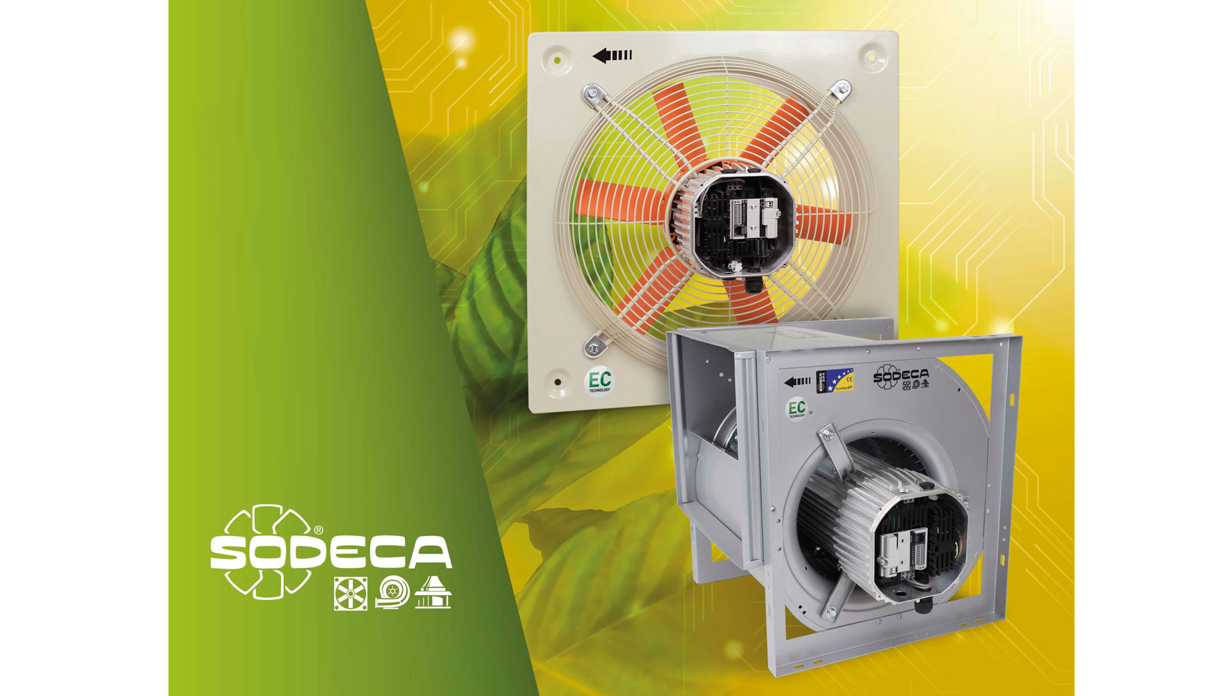 Sodeca presenta los nuevos ventiladores eficientes 'Efficient Work'