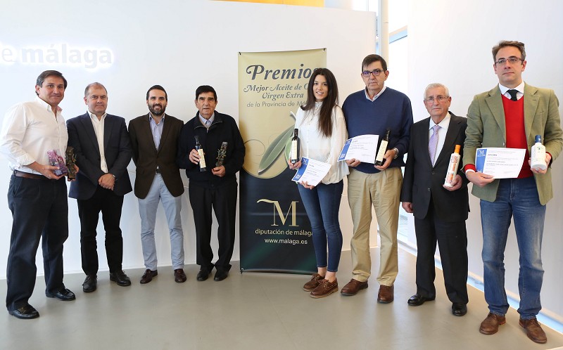 La Diputación de Málaga entrega sus XVII Premios al Mejor AOVE de la provincia a Bravoliva, Finca La Torre y SAT El Labrador